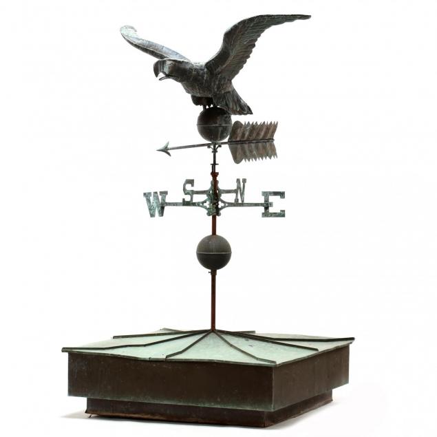 an-impressive-full-bodied-american-eagle-copper-weathervane