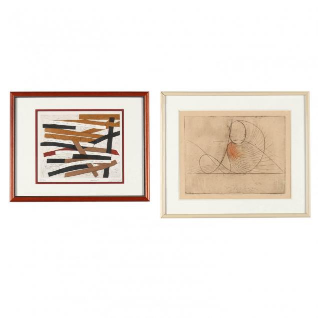 two-abstract-intaglio-prints