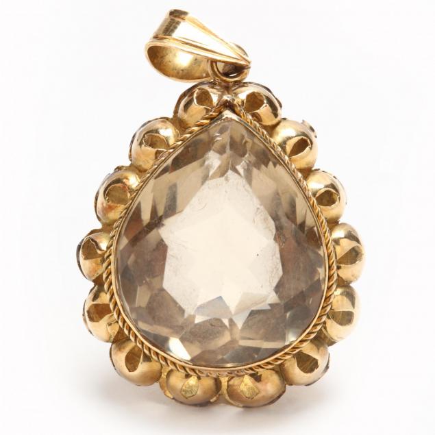18kt-gold-and-citrine-pendant