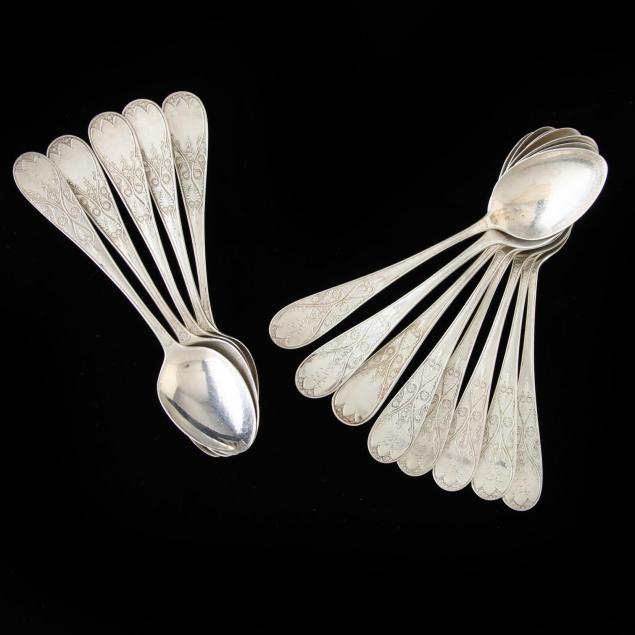 set-of-13-joseph-seymour-patrician-sterling-silver-teaspoons