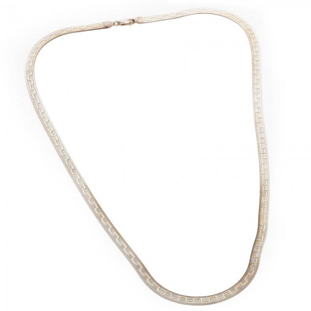 sterling-herringbone-necklace-with-greek-key-motif