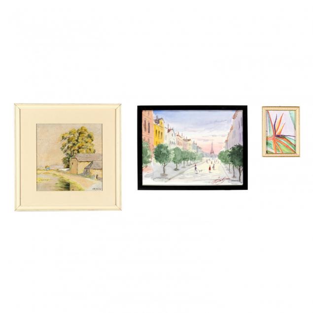 three-framed-watercolors