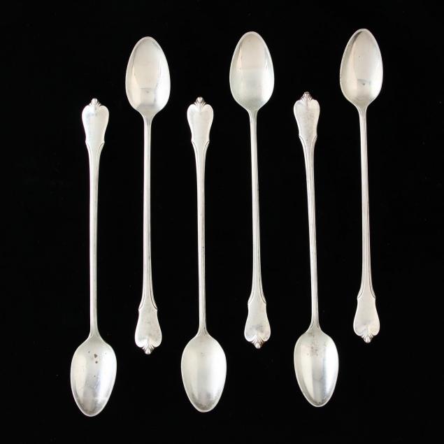 set-of-six-wallace-grand-colonial-sterling-silver-iced-tea-spoons