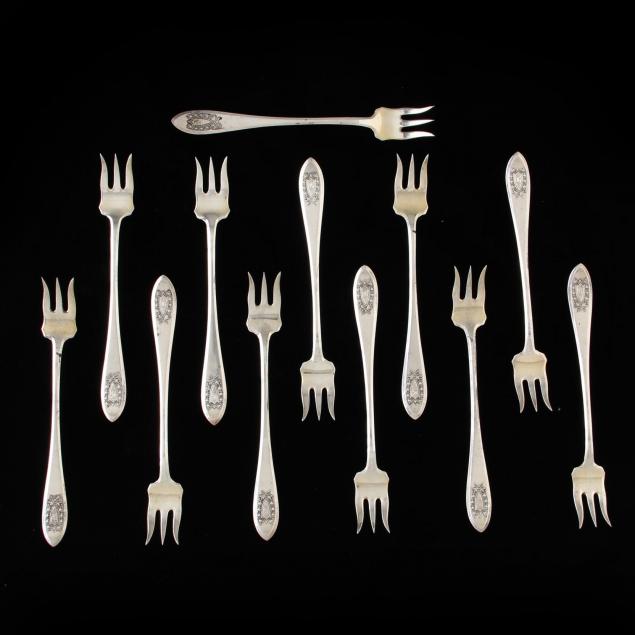 set-of-12-international-napoleon-sterling-silver-cocktail-seafood-forks