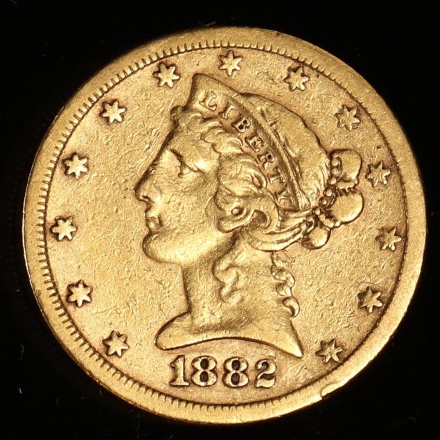 1882-s-5-gold-liberty-head-half-eagle