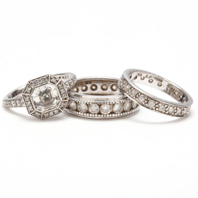 three-sterling-silver-and-synthetic-diamond-rings