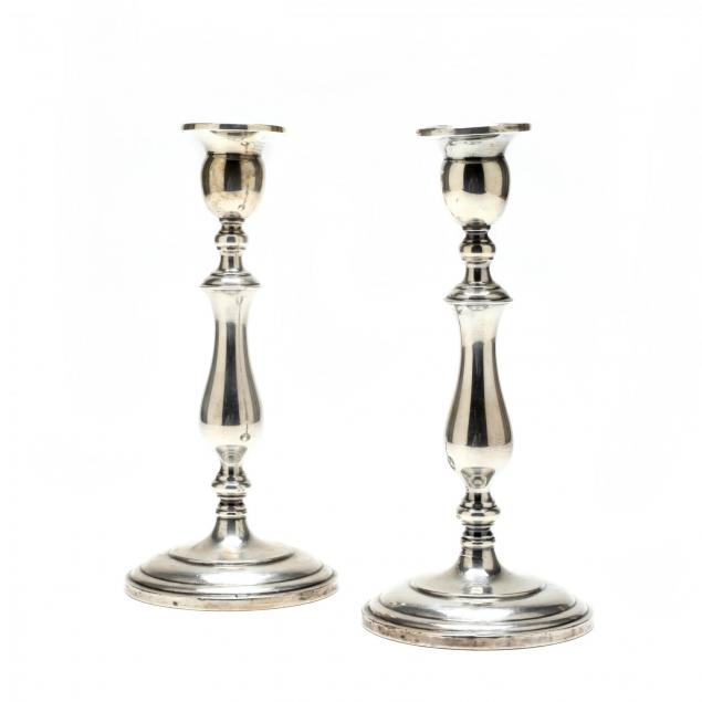pair-of-tall-sterling-silver-candlesticks