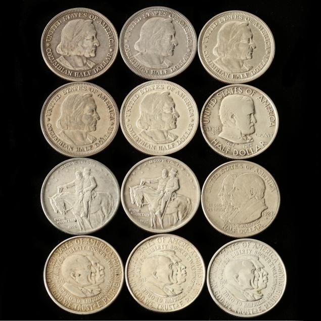 twelve-classic-commemorative-half-dollars