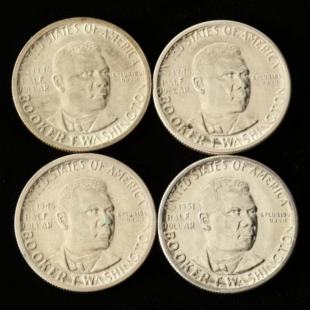 four-uncirculated-booker-t-washington-halves