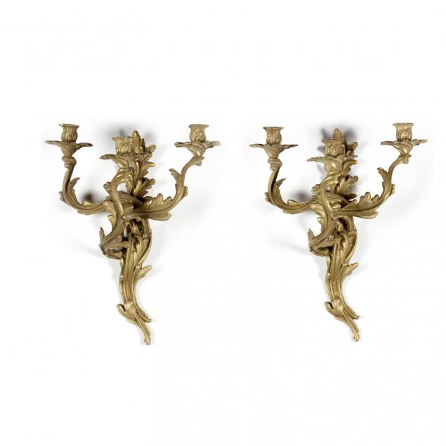pair-of-louis-xv-style-gilt-metal-wall-appliques
