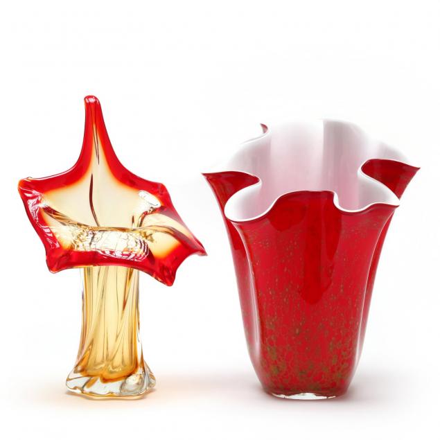 two-murano-glass-vases