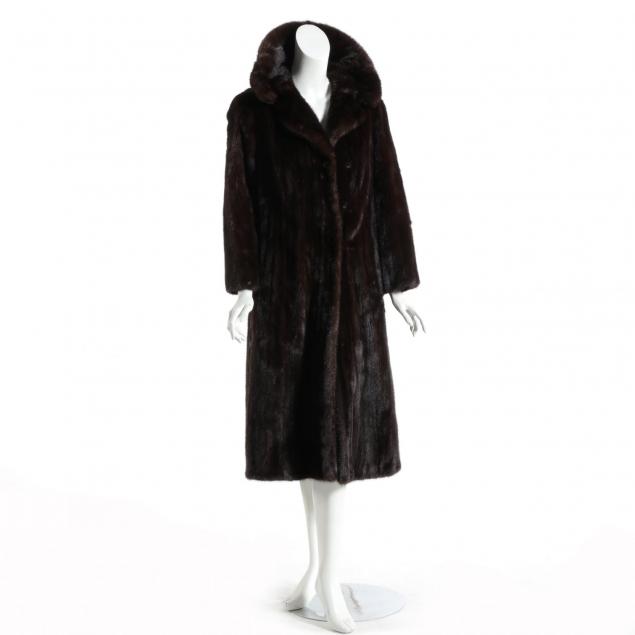vintage-dark-brown-full-length-mink-coat
