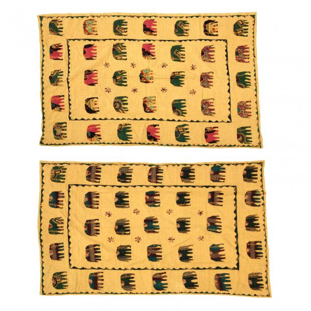 pair-of-vintage-elephant-motif-coverlets