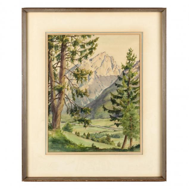 gertrud-purtscher-kallab-austrian-b-1913-alpine-landscape