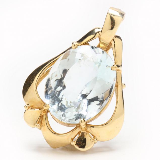 14kt-blue-topaz-enhancer-pendant