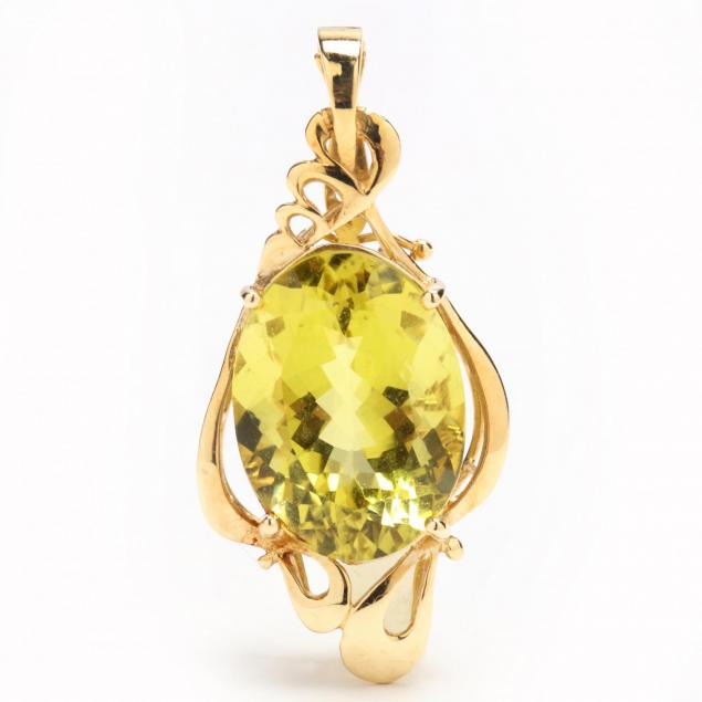 14kt-green-stone-enhancer-pendant