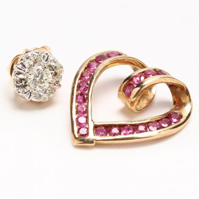 14kt-diamond-slide-and-10kt-ruby-slide