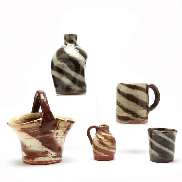 a-group-of-burlon-craig-swirlware-pottery