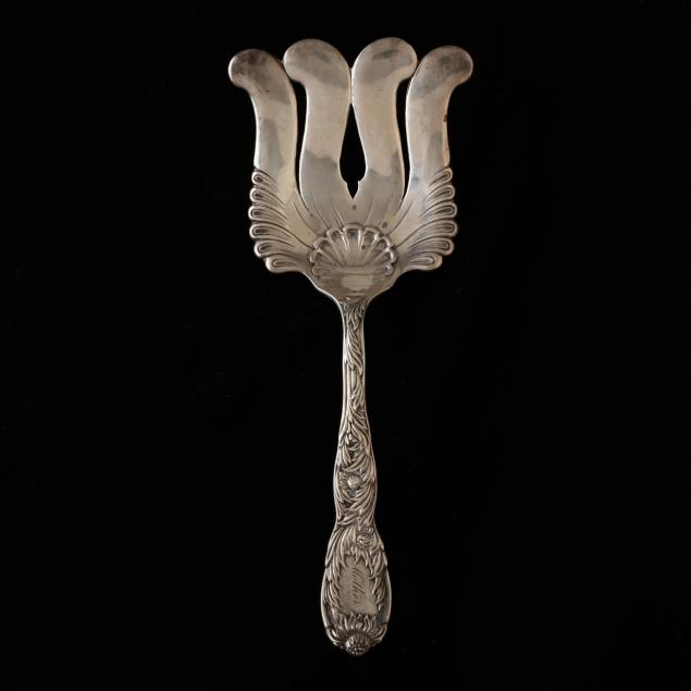 a-tiffany-co-chrysanthemum-sterling-silver-asparagus-serving-fork