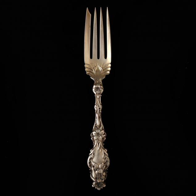 a-whiting-lily-sterling-silver-large-cold-meat-serving-fork