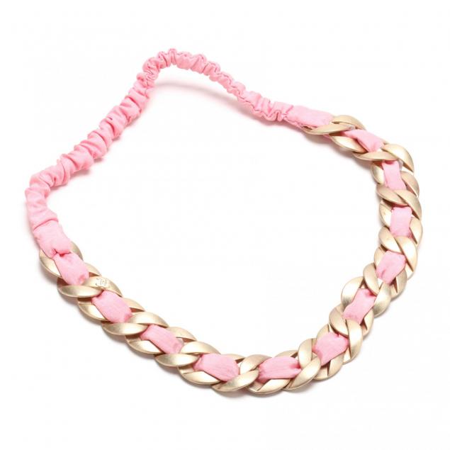 runway-chain-and-fabric-headband-necklace-chanel