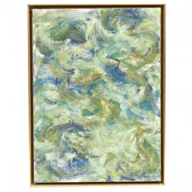 sidney-e-zimmerman-american-german-20th-c-colorist-abstract-green-blue-and-yellow