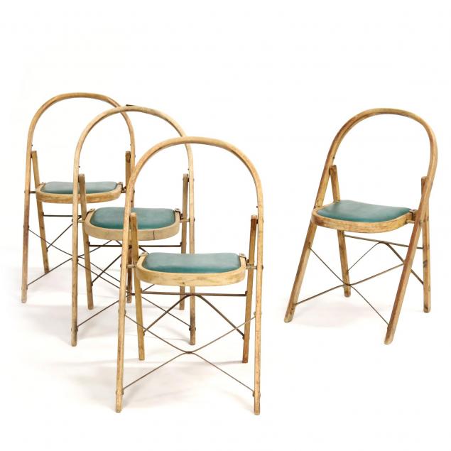 set-of-four-solid-kumfort-folding-chairs
