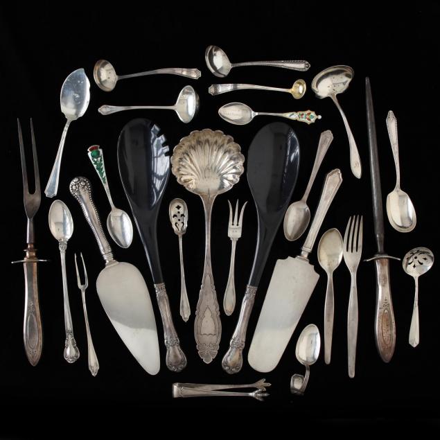25-pieces-of-assorted-sterling-silver-flatware