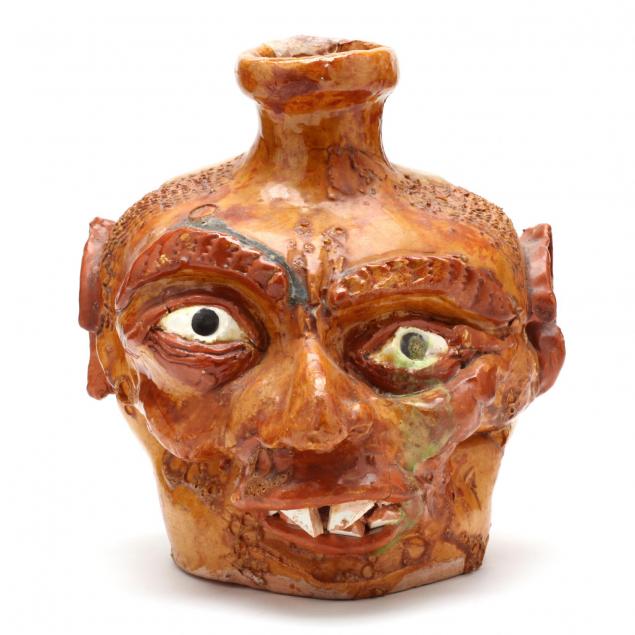 nc-folk-pottery-quincy-scarborough-face-jug