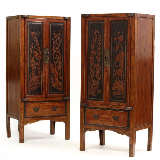 a-pair-of-chinese-carved-and-lacquered-cabinets