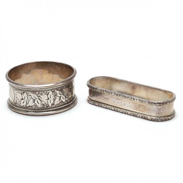 two-sterling-silver-napkin-rings