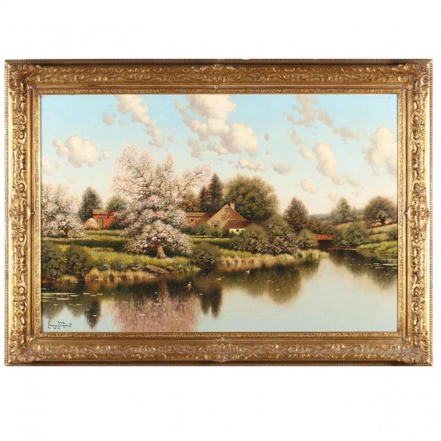 george-w-drew-ny-1875-1968-i-the-old-homestead-in-blossom-time-i