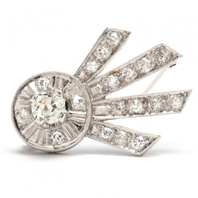 platinum-and-diamond-brooch