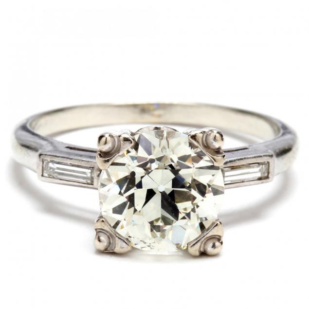 old-european-cut-diamond-and-18kt-gold-and-diamond-ring-mount