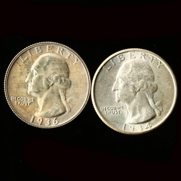 high-grade-1934-d-and-1936-quarters