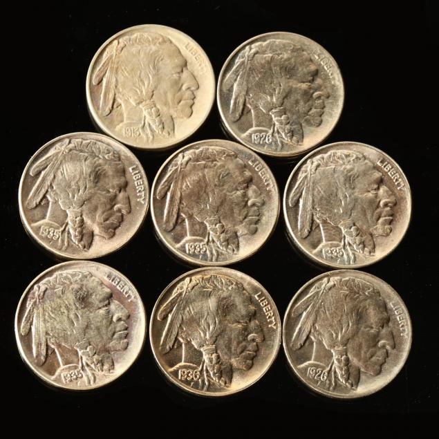 eight-uncirculated-buffalo-nickels