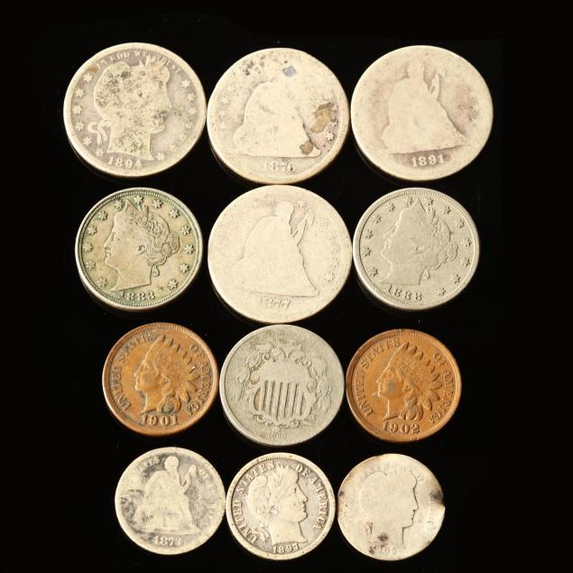 a-dozen-obsolete-type-coins