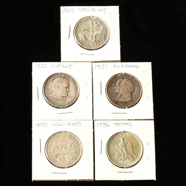 five-classic-commemorative-half-dollars