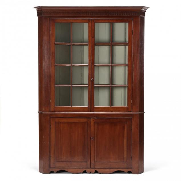 southern-chippendale-cherry-corner-cupboard