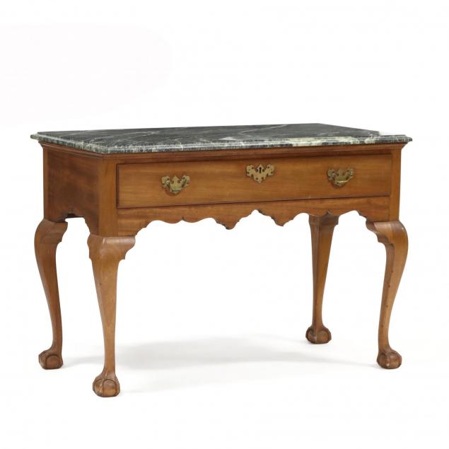 chippendale-style-marble-top-console-table