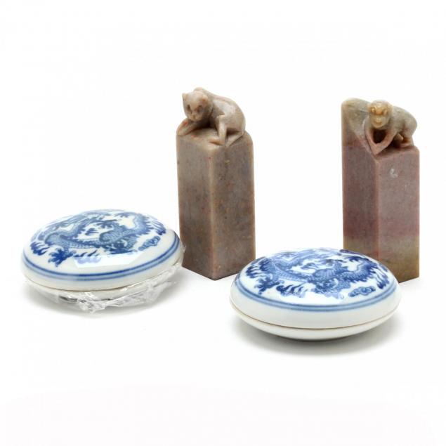 a-set-of-chinese-seal-stamps-with-red-ink