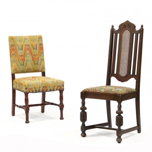 two-english-jacobean-style-side-chairs