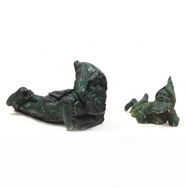 two-cast-stone-recumbent-garden-gnomes