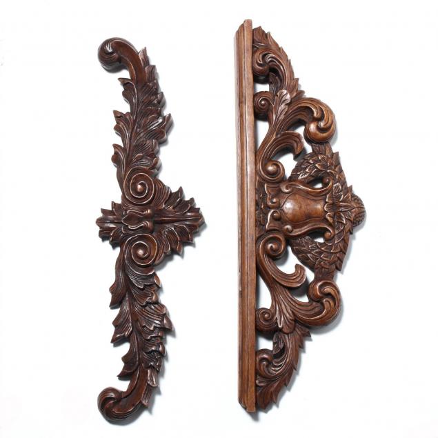 two-contemporary-carved-wood-elements