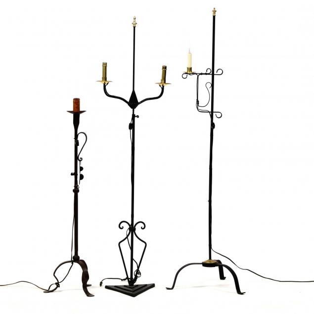 three-colonial-style-floor-lamps