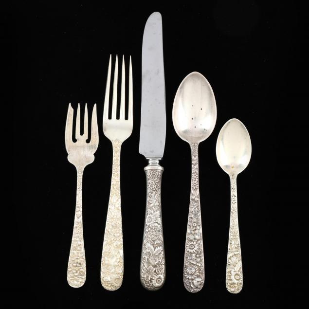 an-assembled-repousse-sterling-silver-flatware-set