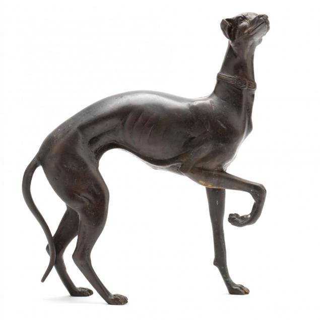 bronze-statue-of-a-whippet
