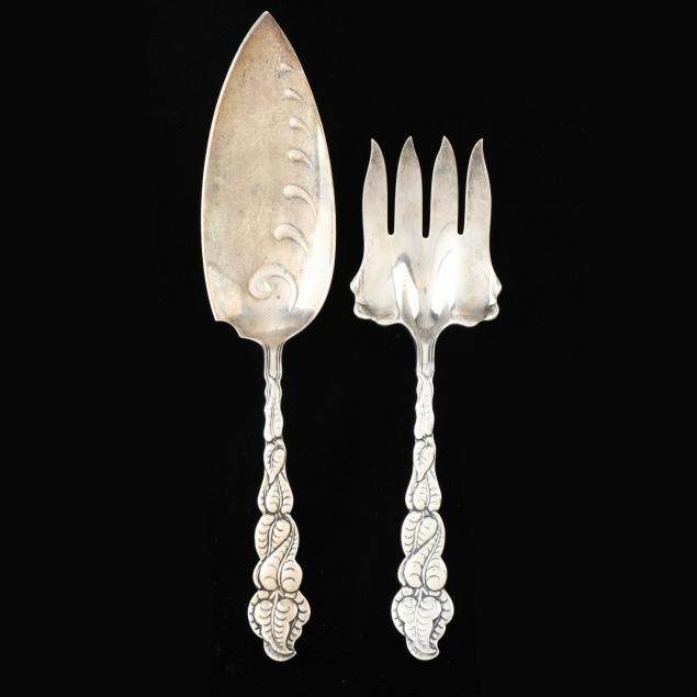 tiffany-co-atlantis-ailanthus-sterling-silver-fish-serving-set