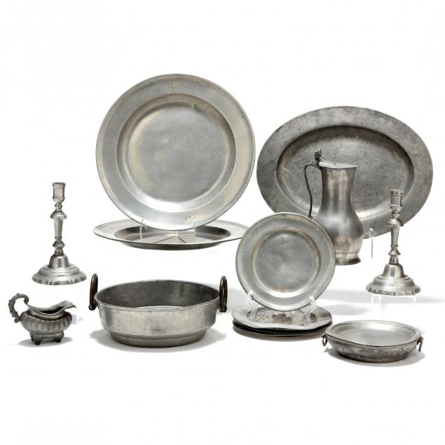 large-pewter-dining-set