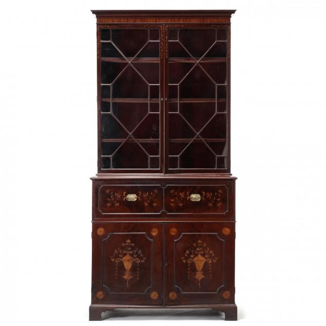 george-iii-inlaid-secretaire-bookcase